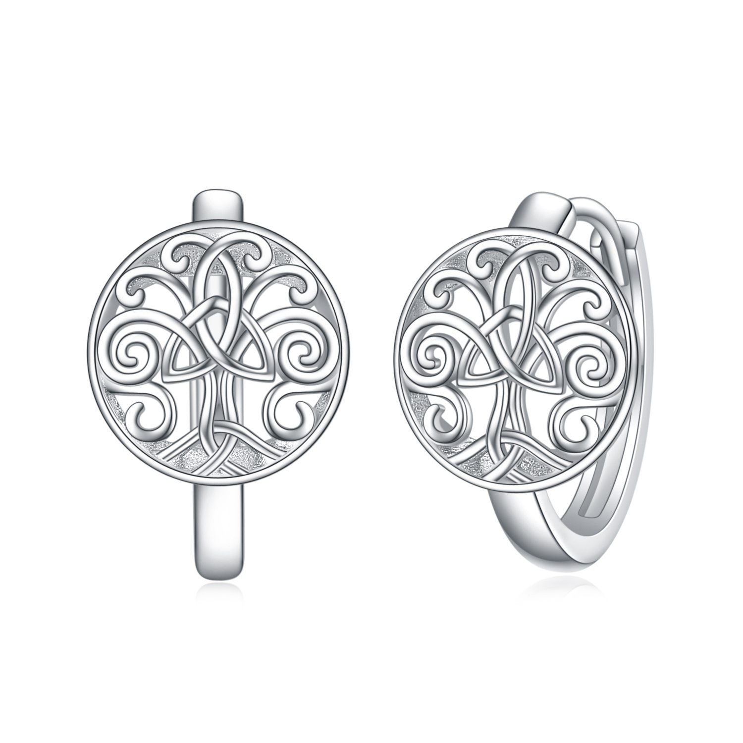 Sterling Silver Hoo… - image