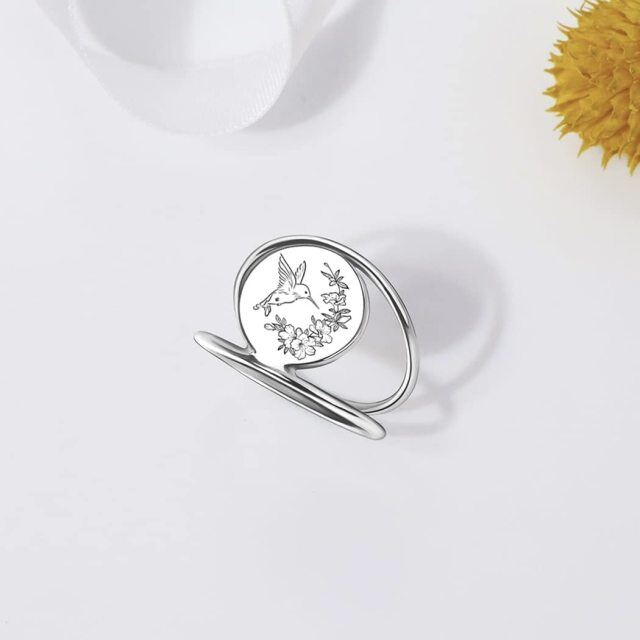 Sterling Silver Hummingbird Ring-4