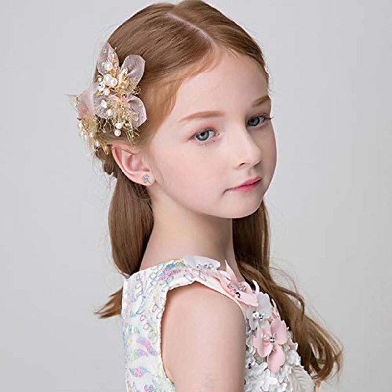 Sterling Silver Cubic Zirconia Dragonfly Stud Earrings-3