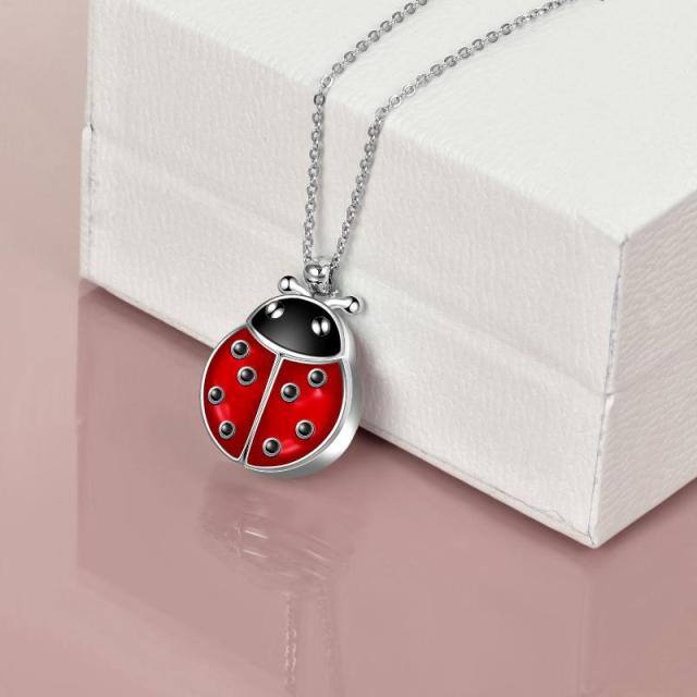 Collana d'argento con medaglione personalizzato per le ceneri-3