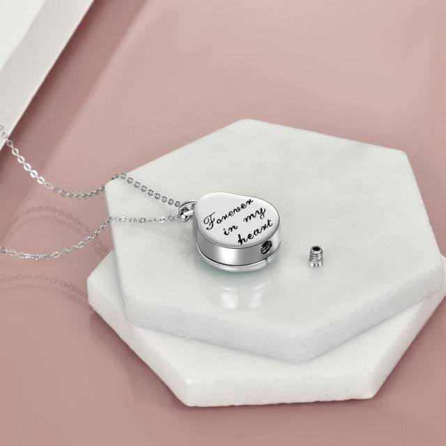 Sterling Silver Ladybug Personalized Photo Locket Urn Necklace for Ashes-4