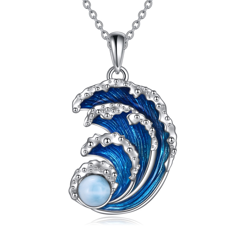 Collier avec pendentif en argent Lalimar Stone Spray-1