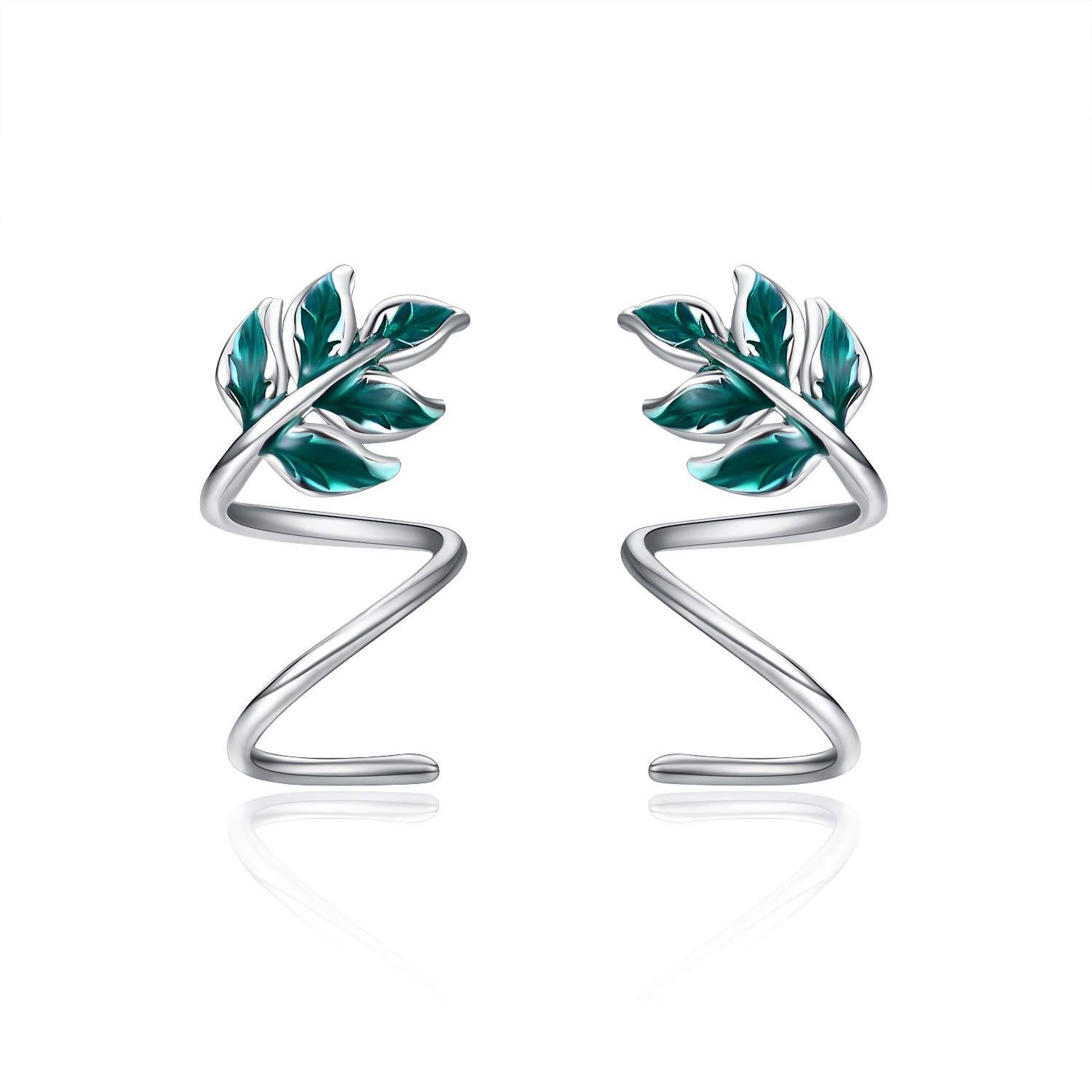Sterling Silver Lea… - image