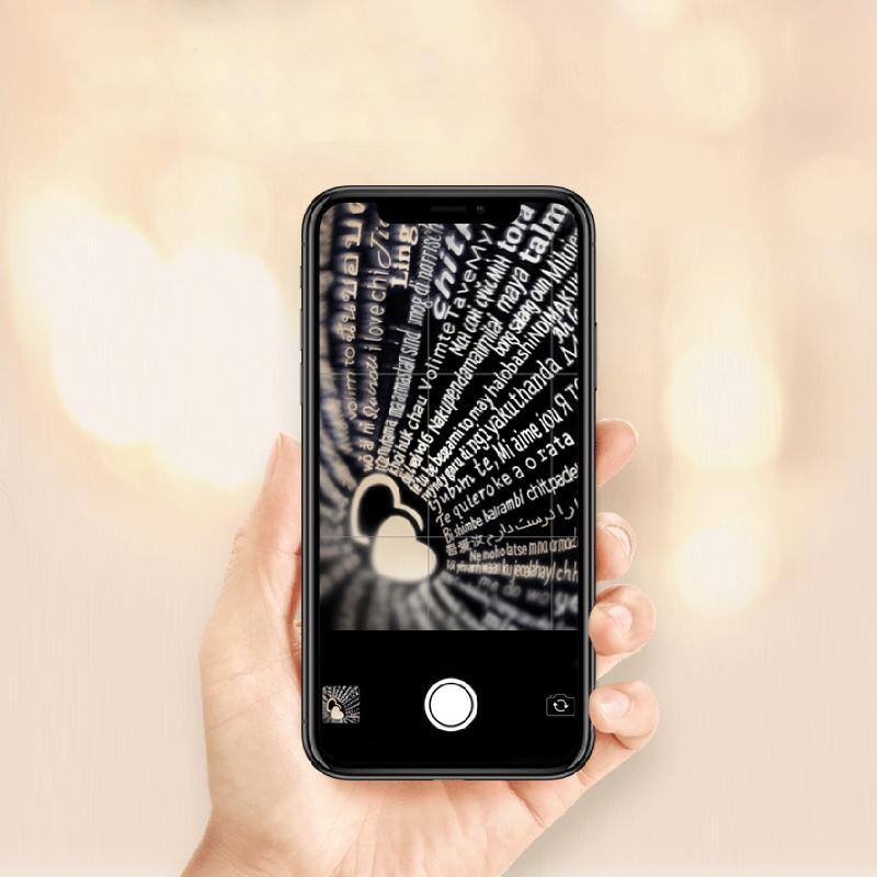 Halskette mit Engelsflügel-Anhänger „Ich liebe dich in 100 Sprachen“ aus Sterlingsilber-4