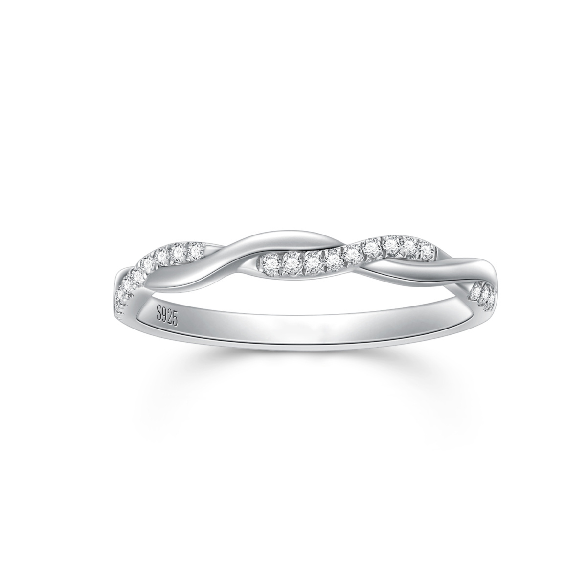 Moissanit-Ring aus Sterlingsilber-2