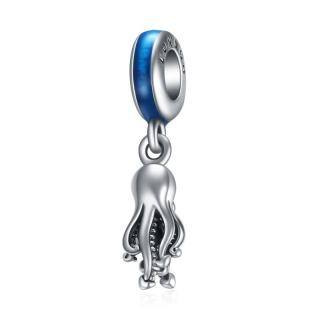 Sterling Silver Octopus Dangle Charm-5