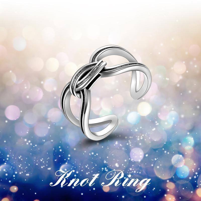 Sterling Silver Open Ring-6