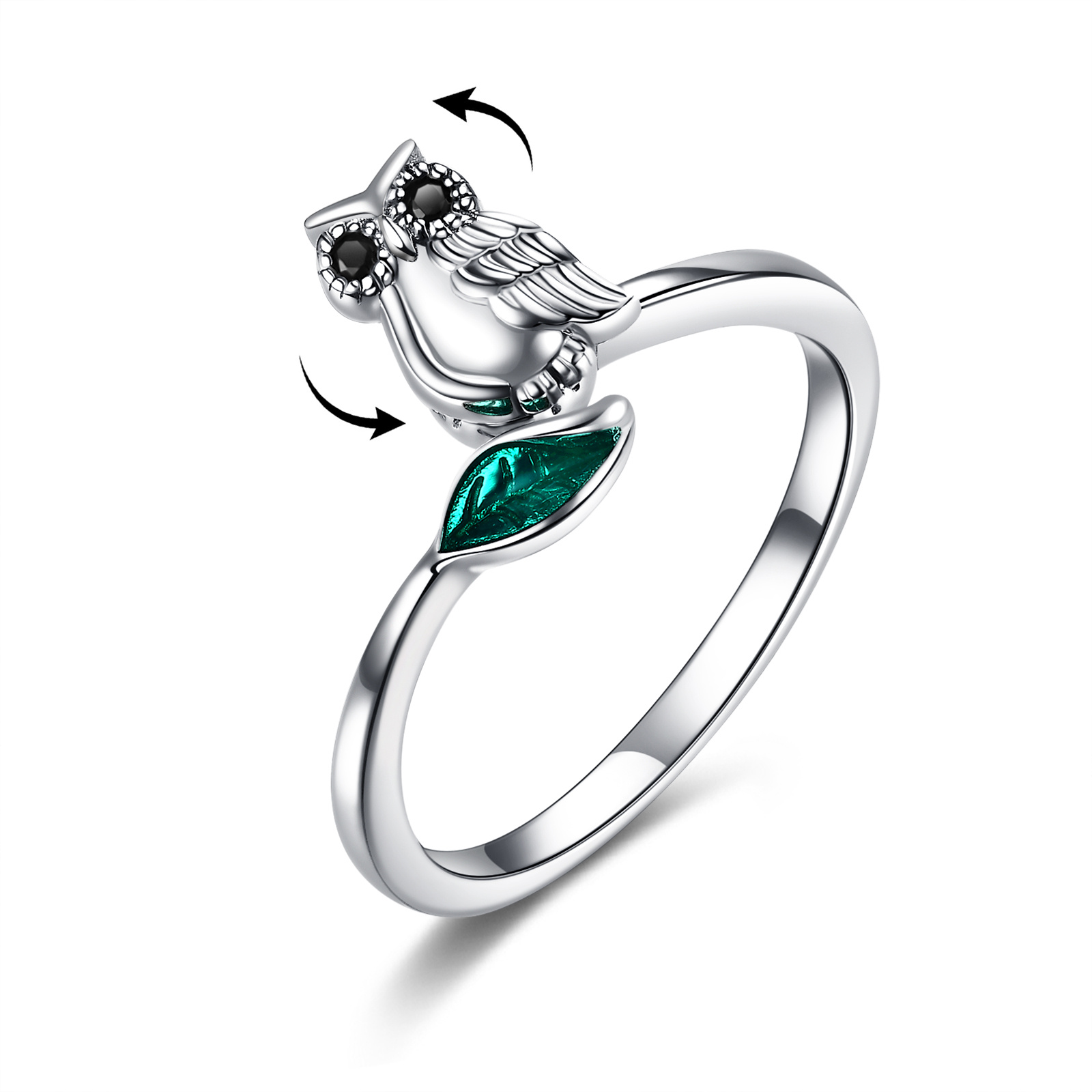 Sterling Silver Owl… - image