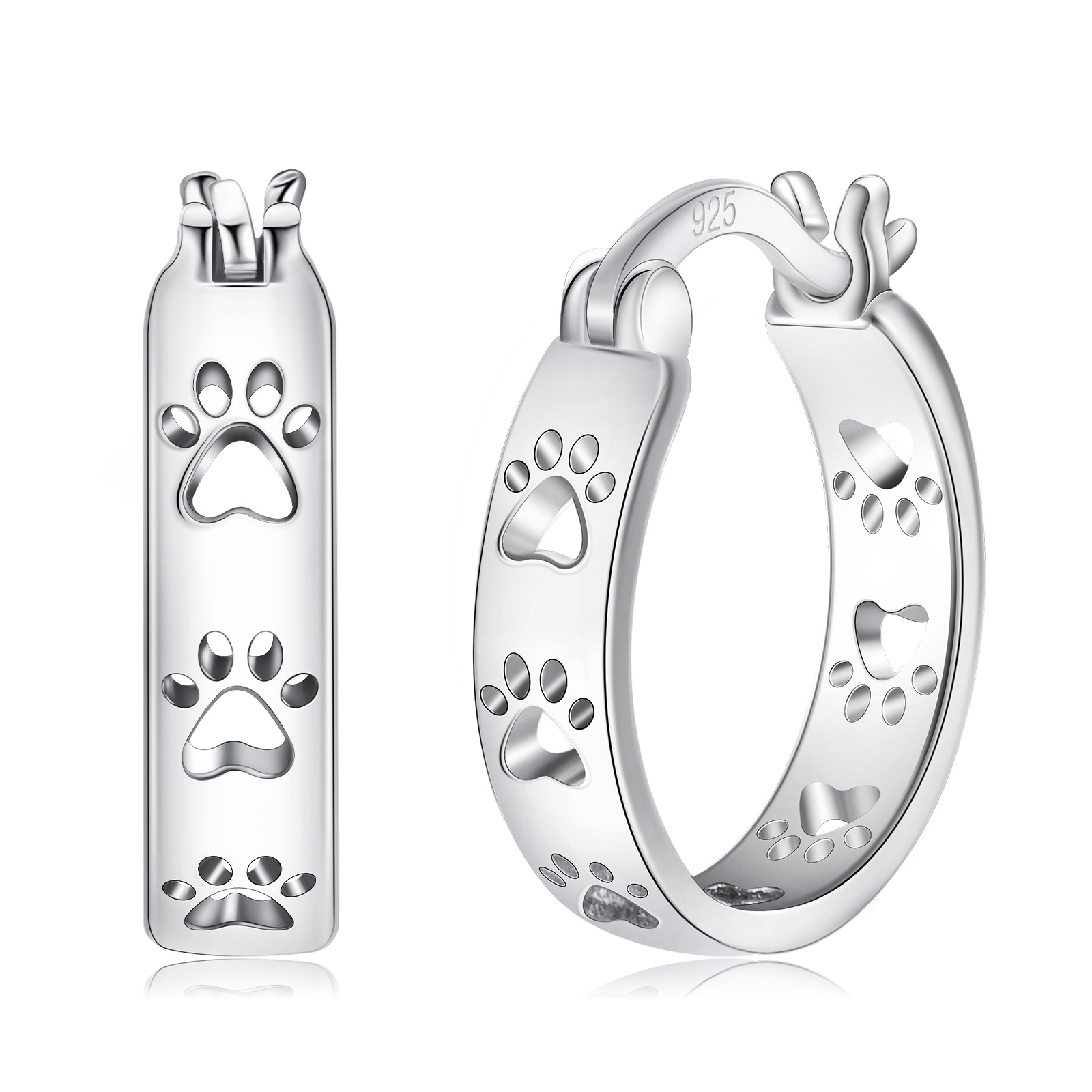 Sterling Silver Paw… - image
