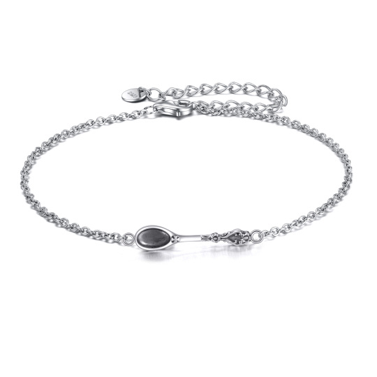 Sterling-Silber-Anhänger-Armband