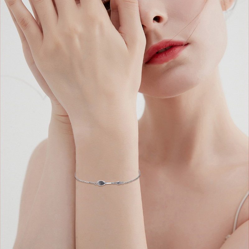 Sterling Silver Charm Bracelet-2