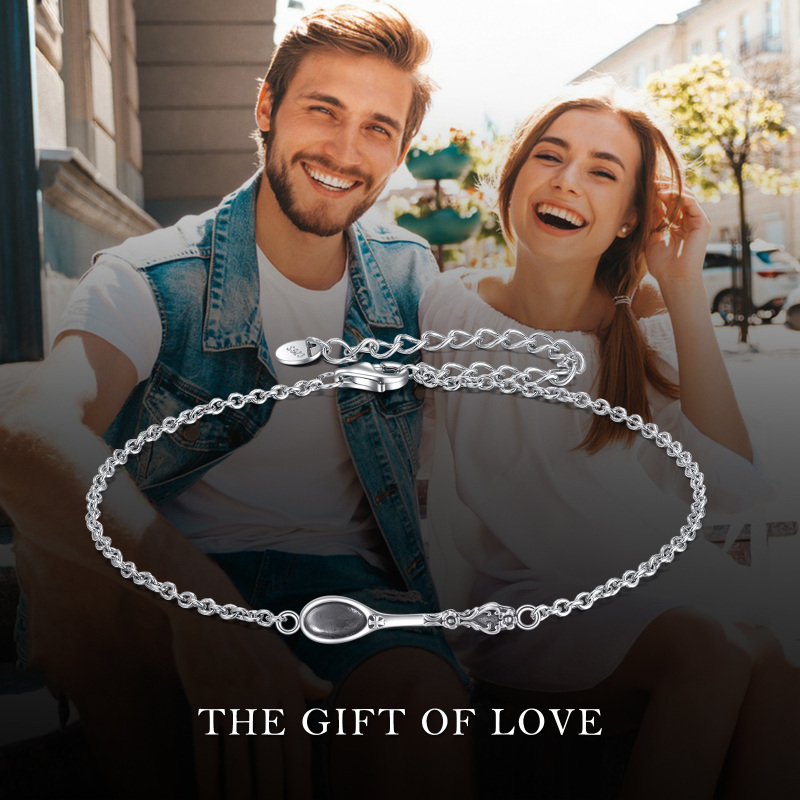 Sterling Silver Charm Bracelet-6