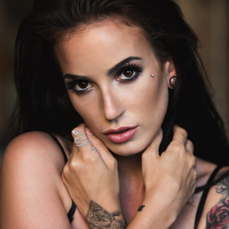 Sterling Silver Rattlesnake Wrap Open Ring-3