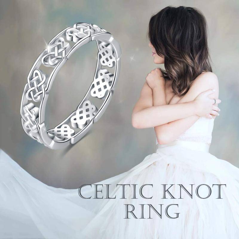 Sterling Silver Celtic Knot Ring-6
