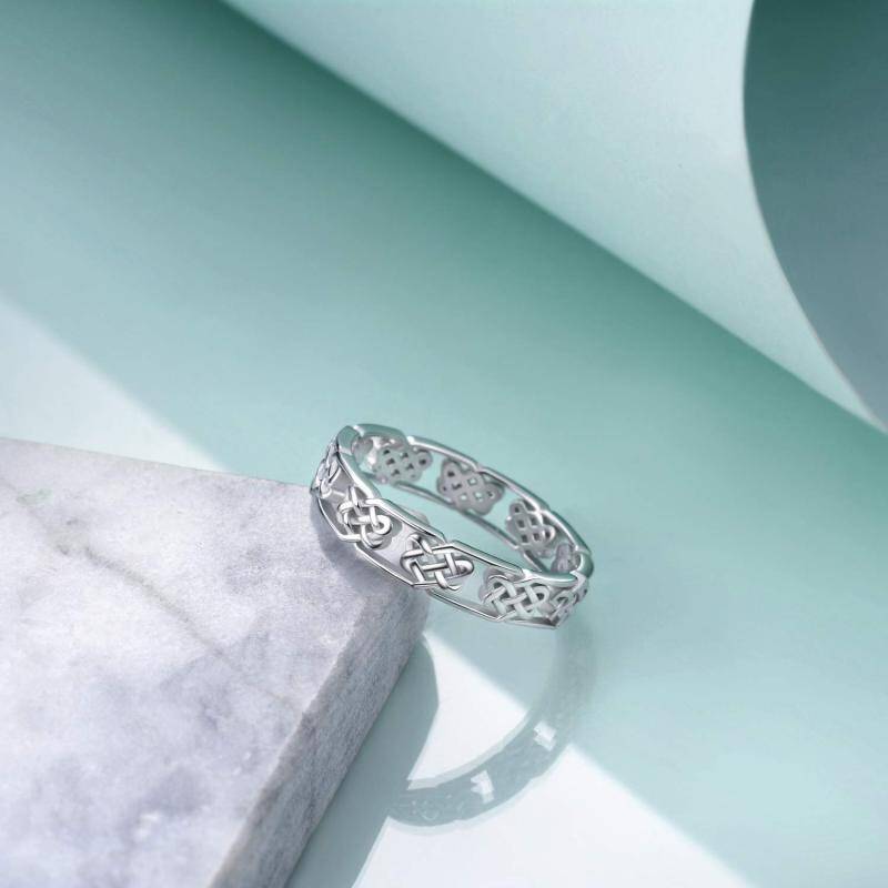 Sterling Silver Celtic Knot Ring-3