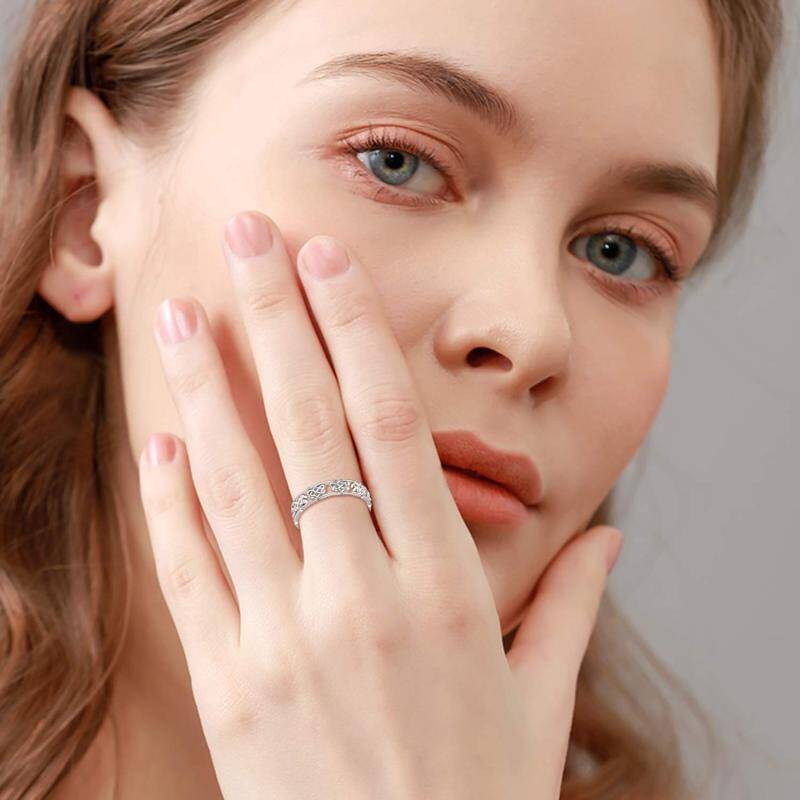 Sterling Silver Celtic Knot Ring-2