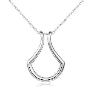 Sterling Silver Ring Holder Pendant Necklace-16