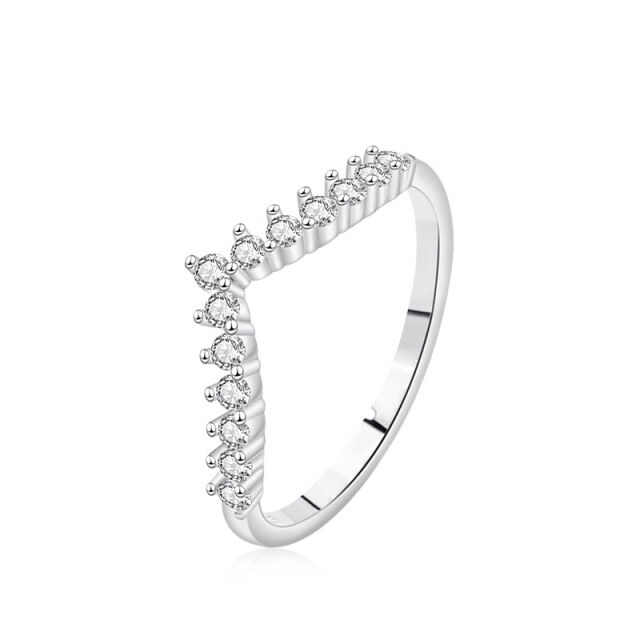 Ring aus Sterlingsilber mit Zirkonia-1