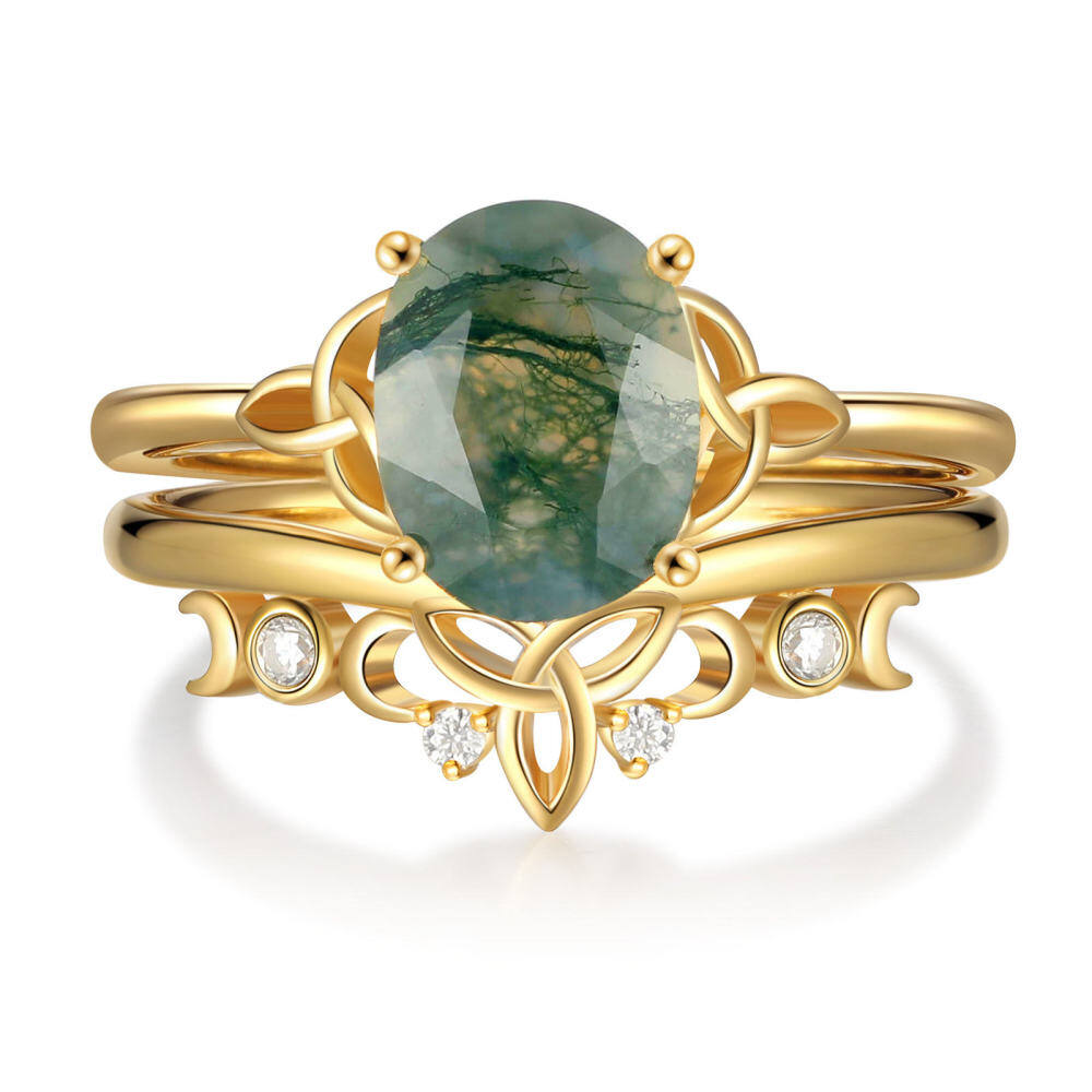 Anel de noivado de casal com gravura personalizada em prata esterlina com formato oval banhado a ouro rosa-1