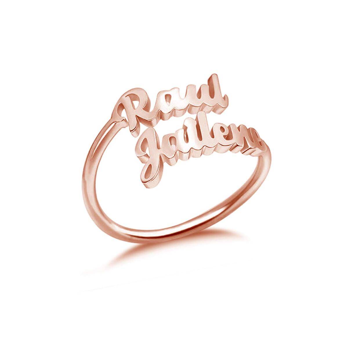 Sterling Silver with Rose Gold Plated Ring-2