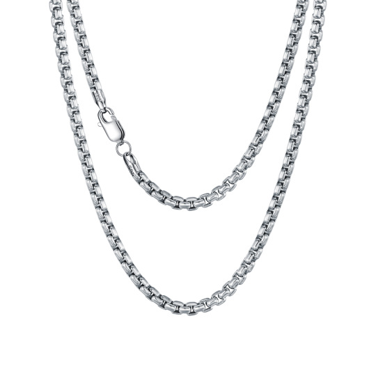 Sterling Silver Round Chain Necklace