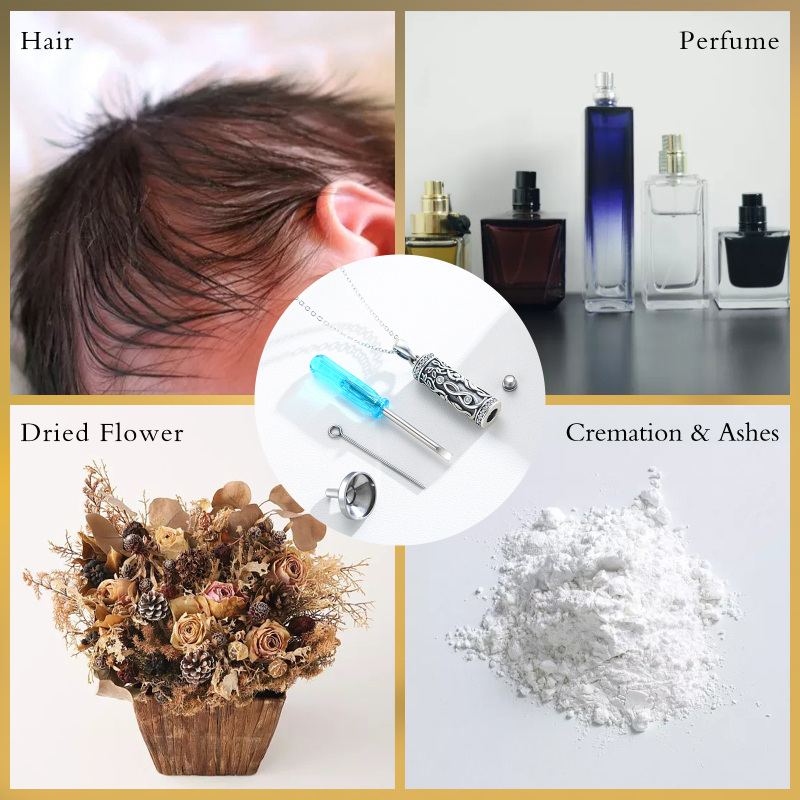 Sterling Silver Round Zircon Tree Of Life Pendant Necklace-5