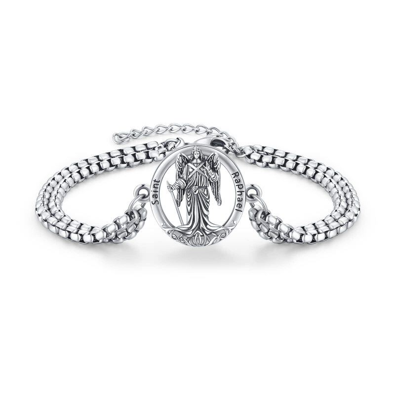 Sterling Silber San Rafael Anhänger-Armband für Männer