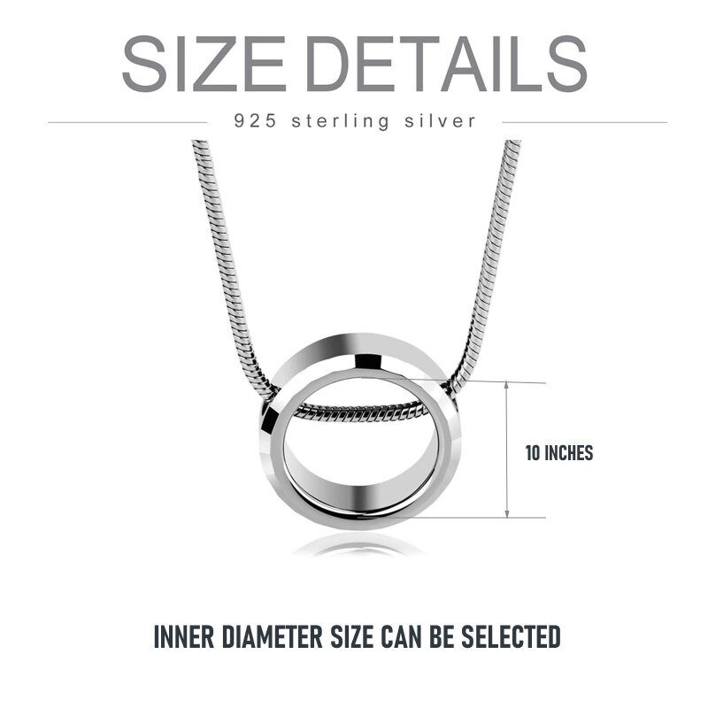 Collier en argent sterling avec sculpture et gravure personnalisée pour hommes-6