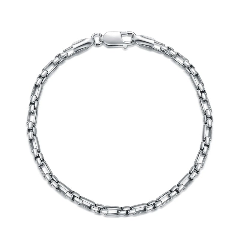 Sterling Silver Single Chain Anklet-2