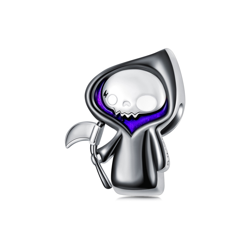 Sterling Silver Skeleton Pendant Charms-5