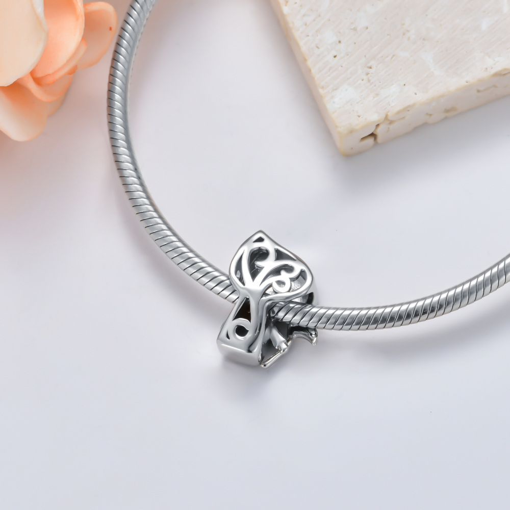 Sterling Silver Skeleton Pendant Charms-4