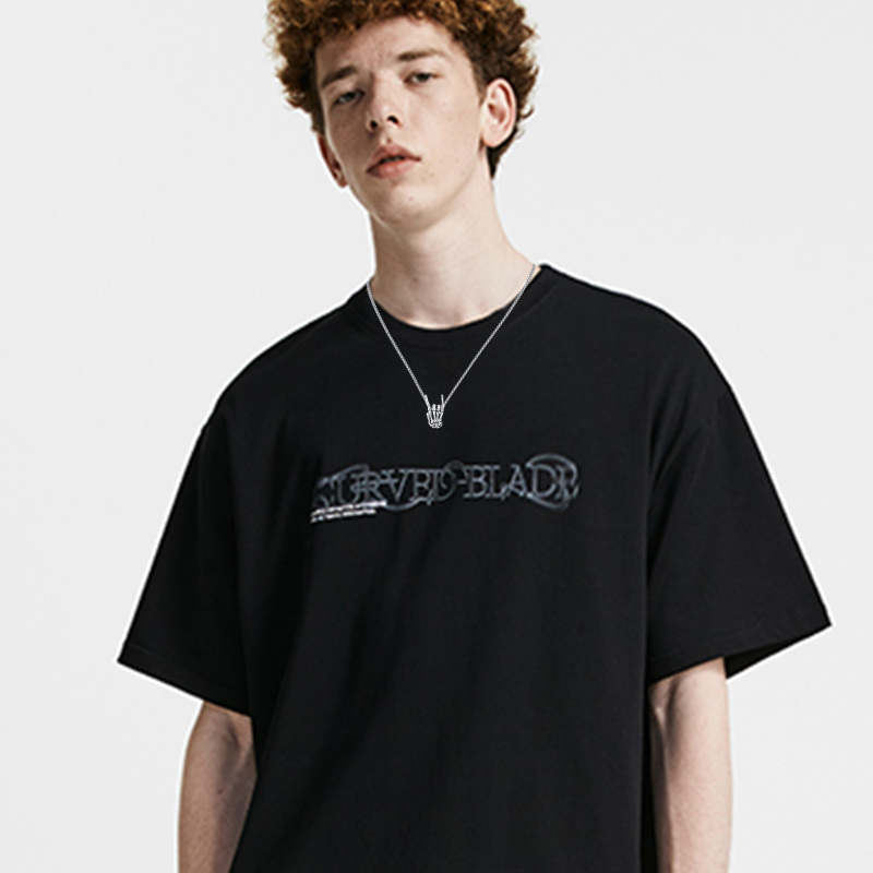 Sterling Silver Skeleton Pendant Necklace-5