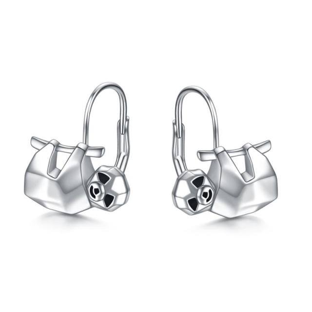 Boucles d'oreilles en argent Sterling Sloth-1