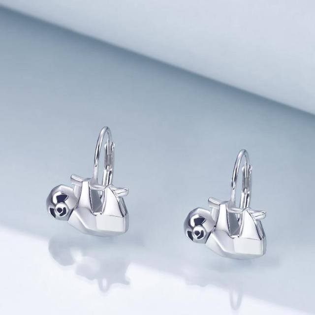 Boucles d'oreilles en argent Sterling Sloth-3