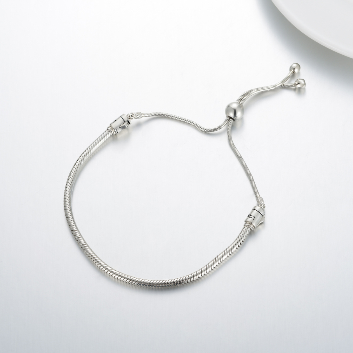 Sterling Silver Snake Chain Bracelet-4