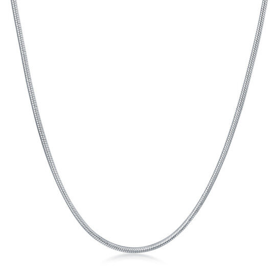 Sterling Silver Snake Snake Chain Necklace