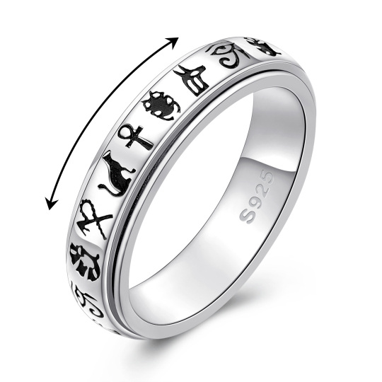 Sterling Silver Spinner Ring