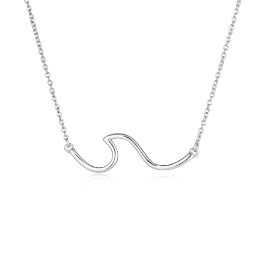 Sterling zilveren nevel hanger ketting