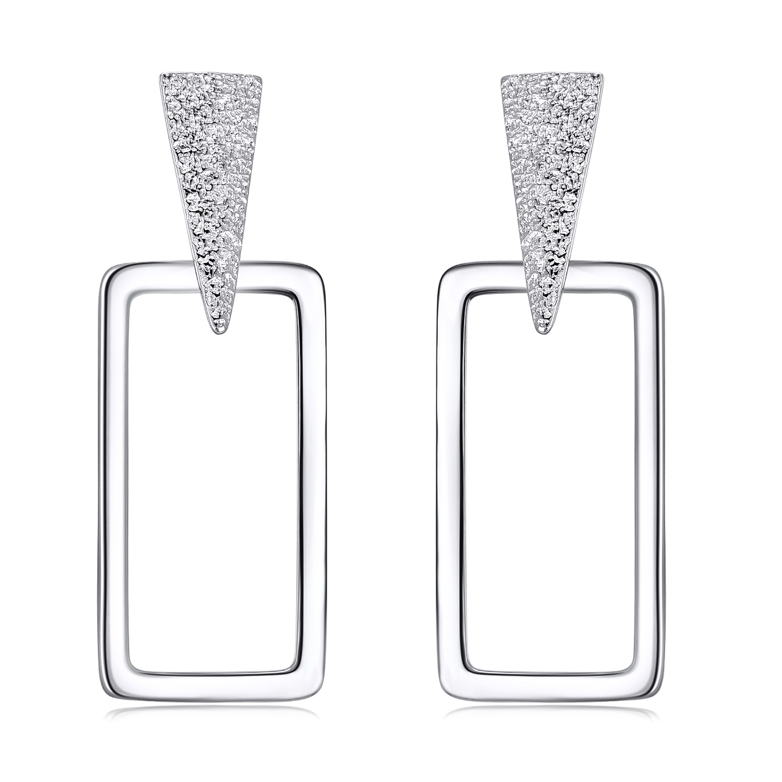 Sterling Silver Squ… - image