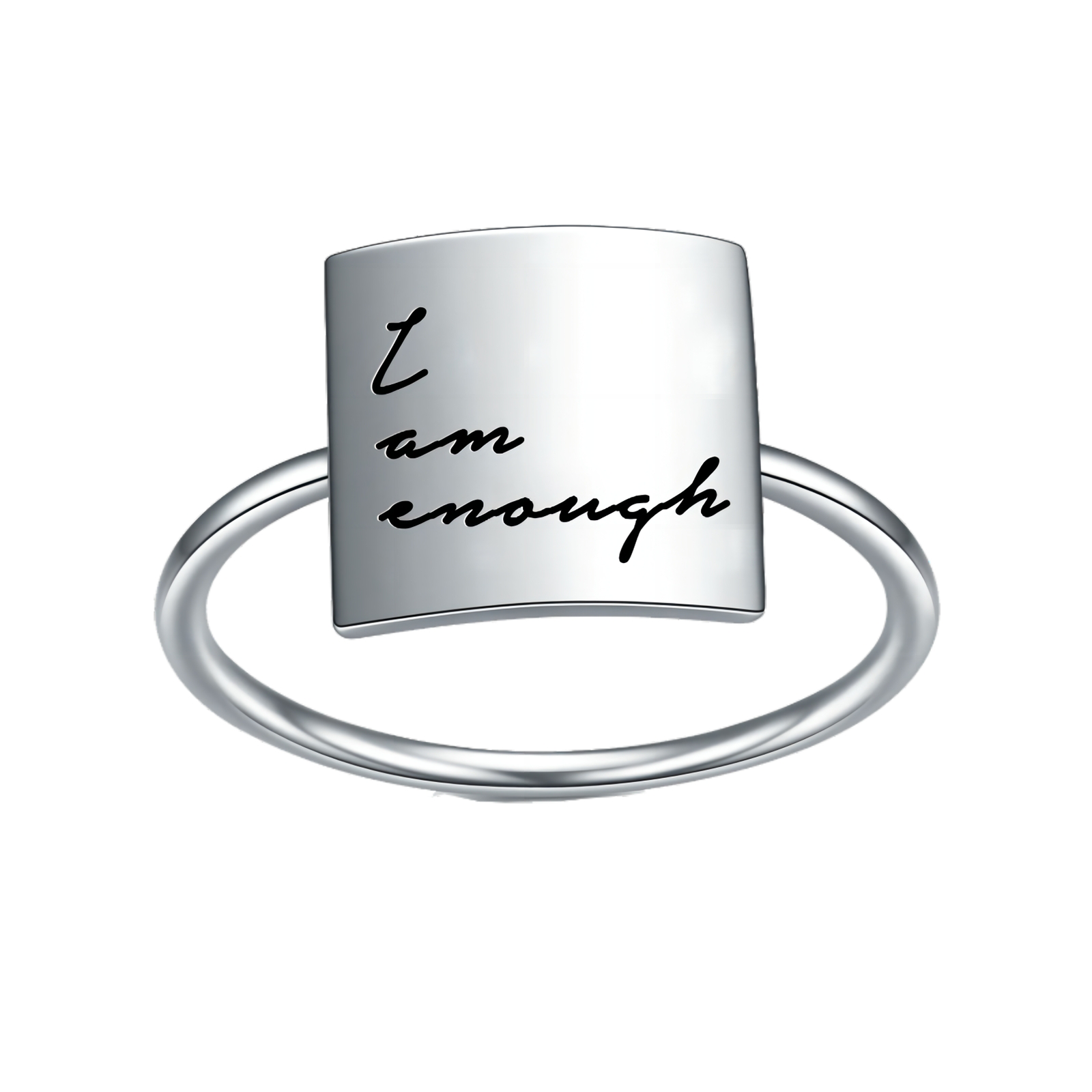 Sterling Silver Squ… - image