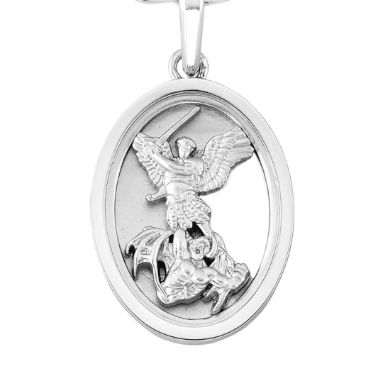 Sterling Silver St. Michael Pendant