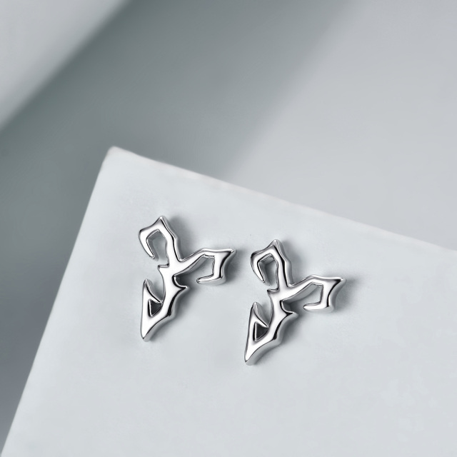 Boucles d'oreilles en argent sterling-3