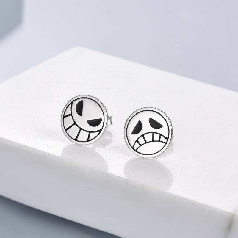 Sterling Silver Stud Earrings-3