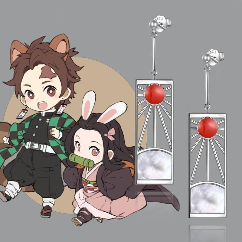 Sterling Silver Sun Drop Earrings-6