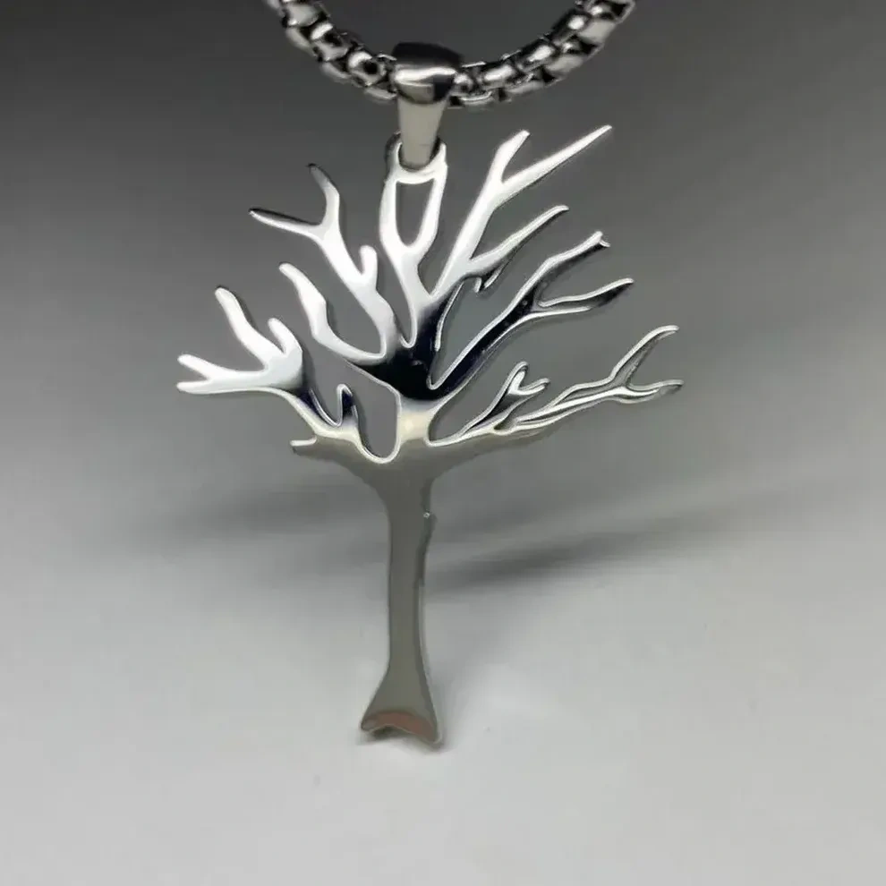 Collier pendentif arbre de vie en argent sterling-1