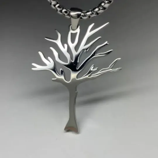 Sterling Silver Tree Of Life Pendant Necklace