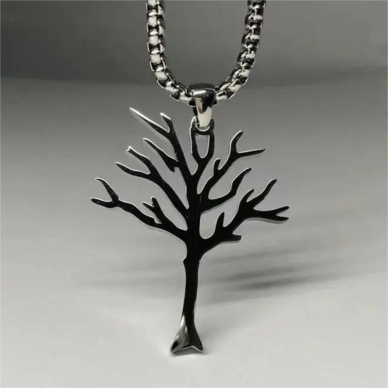 Sterling Silver Tree Of Life Pendant Necklace-4