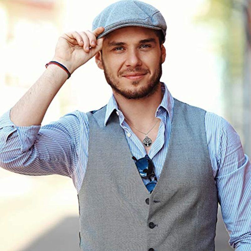 قلادة من الفضة الإسترلينية على شكل شجرة الحياة لحفظ الرماد مع كلمة محفورة-2