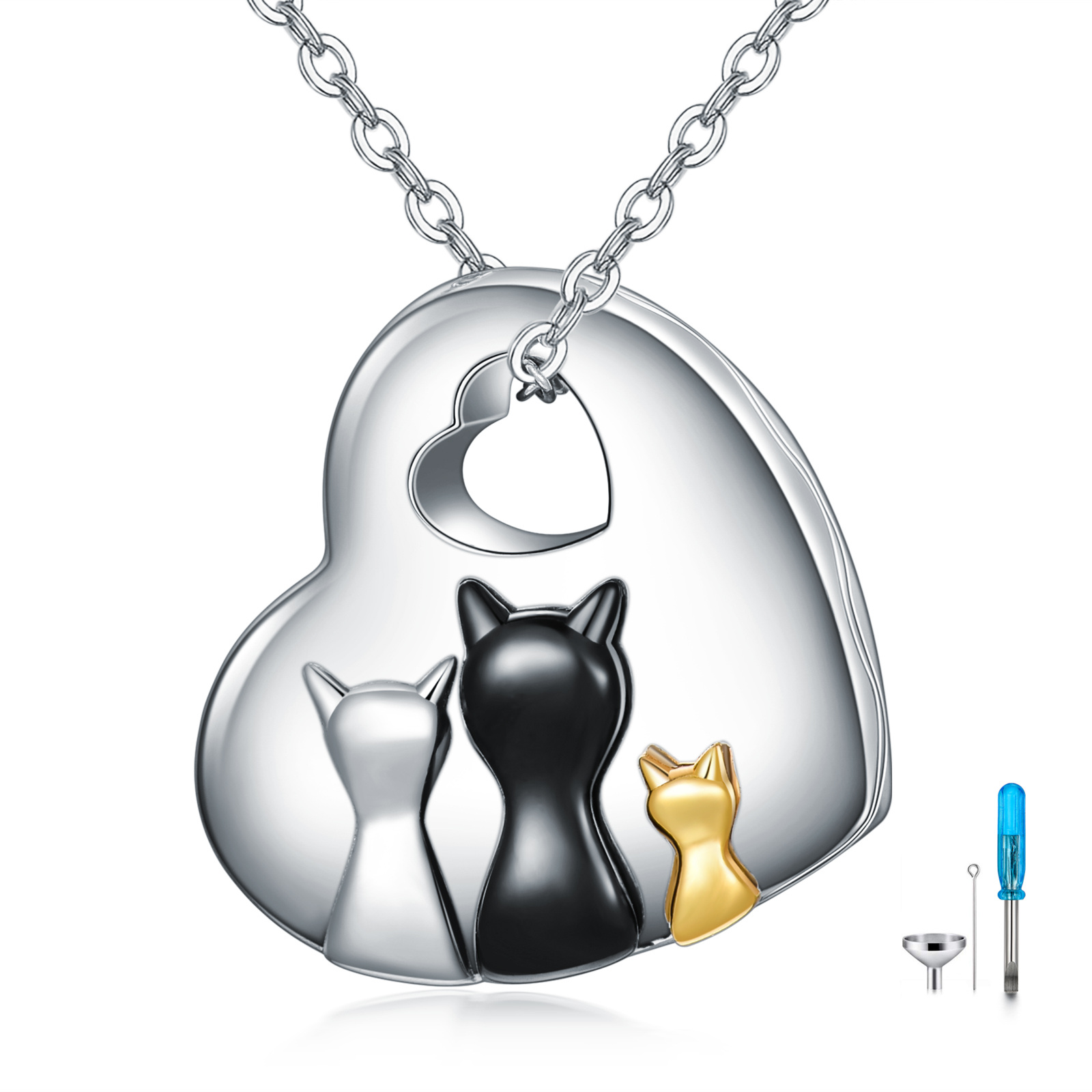 Sterling Silver Tri… - image