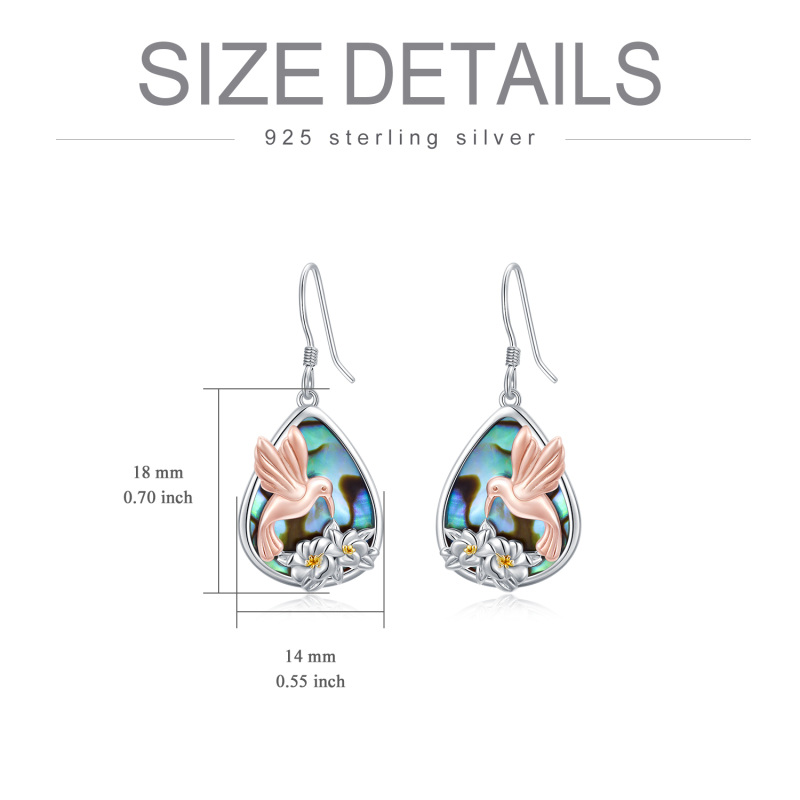 قلادة أجنحة الملاك من الفضة الإسترلينية مرصعة بالزركونيا المكعبة وحجر الميلاد-5